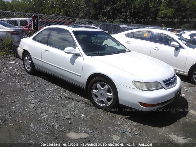 19UYA1150VL014312 - 1997 ACURA 2.2CL WHITE photo 1