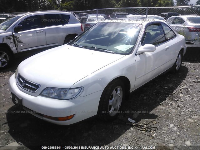 19UYA1150VL014312 - 1997 ACURA 2.2CL WHITE photo 2