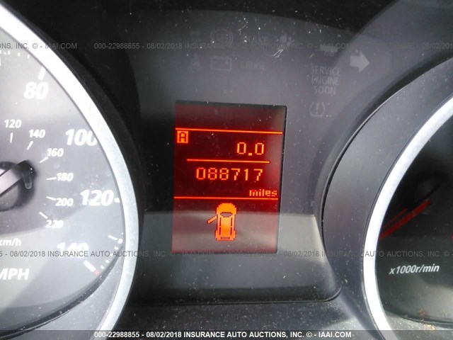 JA4AT2AW4AZ002089 - 2010 MITSUBISHI OUTLANDER ES შავი ფოტო 7