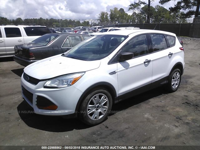 1FMCU0F76DUD63936 - 2013 FORD ESCAPE S WHITE photo 2