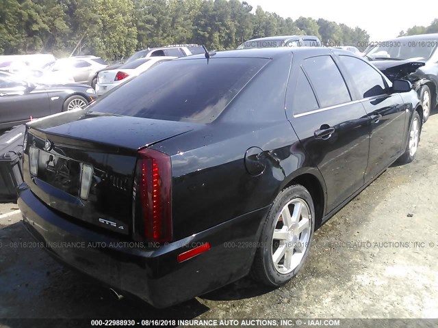 1G6DW677760178747 - 2006 CADILLAC STS BLACK photo 4