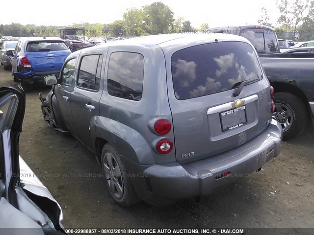 3GNDA13D87S536885 - 2007 CHEVROLET HHR LS ნაცრისფერი ფოტო 3