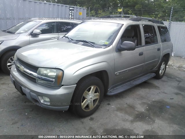 1GNET16S536108361 - 2003 CHEVROLET TRAILBLAZER EXT GRAY photo 2