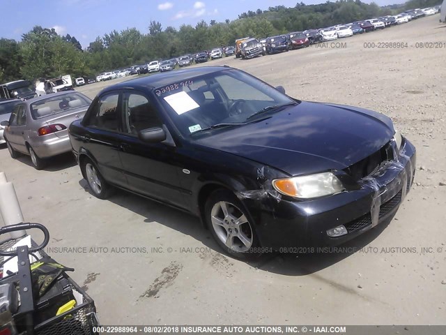 JM1BJ225530107088 - 2003 MAZDA PROTEGE DX/LX/ES BLACK photo 1