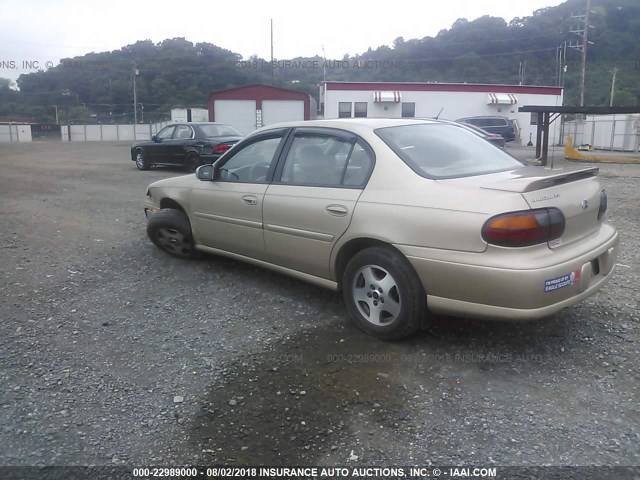 1G1NE52J23M635138 - 2003 CHEVROLET MALIBU LS 金色 照片 3
