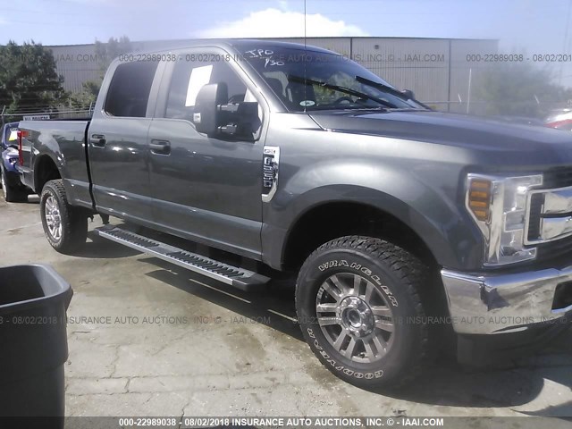 1FT7W2B68JEB26220 - 2018 FORD F250 SUPER DUTY GRAY photo 1