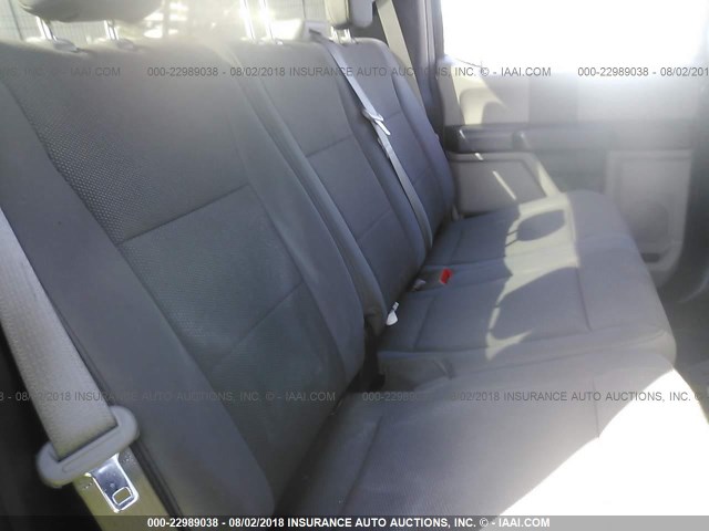 1FT7W2B68JEB26220 - 2018 FORD F250 SUPER DUTY GRAY photo 8