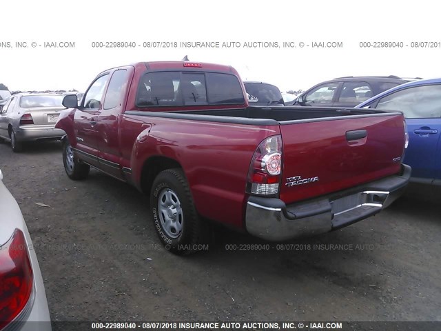 5TFTX4CN1FX057573 - 2015 TOYOTA TACOMA ACCESS CAB RED photo 3