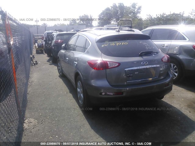 JNKAJ09F98M352117 - 2008 INFINITI EX35 JOURNEY GRAY photo 3