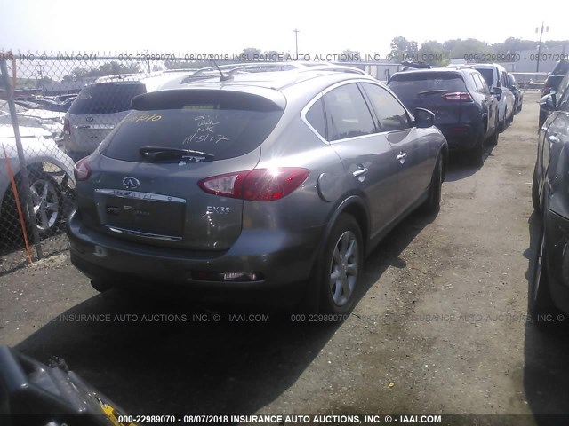 JNKAJ09F98M352117 - 2008 INFINITI EX35 JOURNEY GRAY photo 4