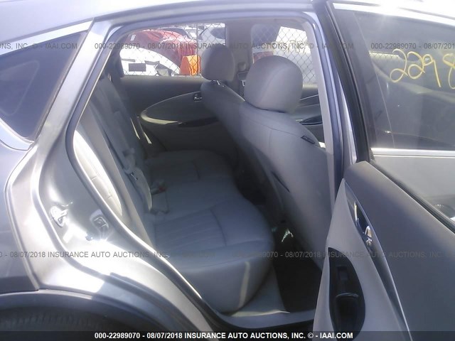 JNKAJ09F98M352117 - 2008 INFINITI EX35 JOURNEY GRAY photo 8