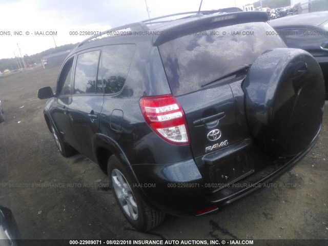 2T3DF4DV2BW154074 - 2011 TOYOTA RAV4 LIMITED Yaşıl foto 3