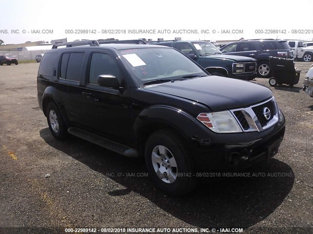 5N1AR1NNXAC623206 - 2010 NISSAN PATHFINDER S/LE/SE BLACK photo 1