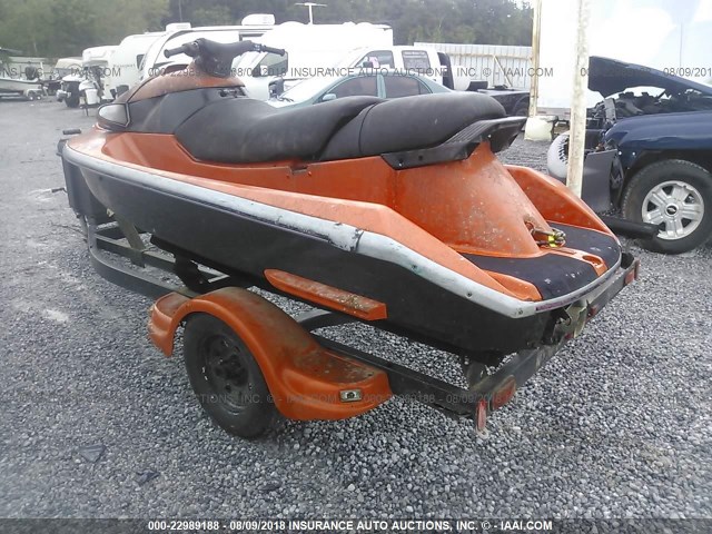 YAMA5508E595 - 1995 YAMAHA WAVEVENTURE 700  ORANGE photo 3