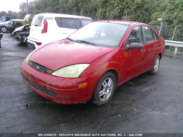 1FAFP34P21W360650 - 2001 FORD FOCUS SE/SE COMFORT RED photo 2