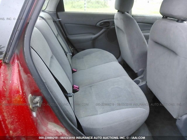 1FAFP34P21W360650 - 2001 FORD FOCUS SE/SE COMFORT RED photo 8