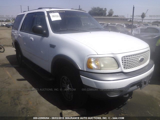 1FMPU16L5YLC22887 - 2000 FORD EXPEDITION XLT WHITE photo 1