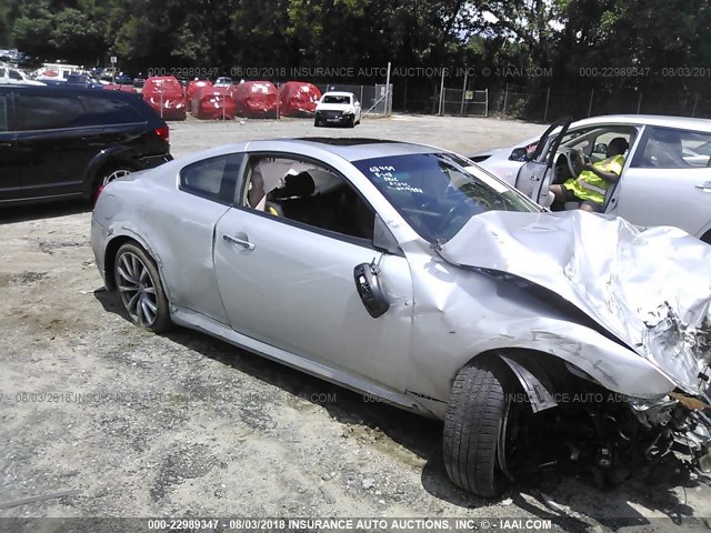 JNKCV64E48M129952 - 2008 INFINITI G37 JOURNEY/SPORT SILVER photo 1