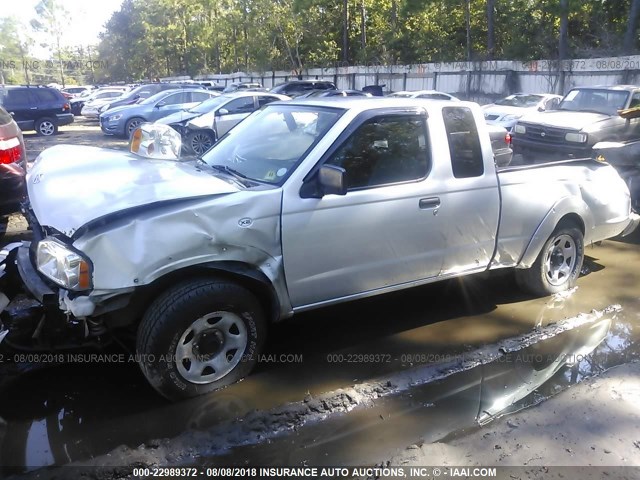 1N6DD26S21C359275 - 2001 NISSAN FRONTIER KING CAB XE SILVER photo 6