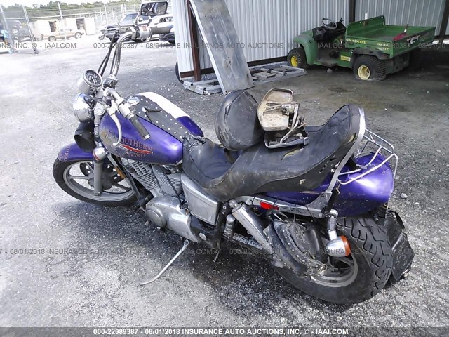 1HFSC180X2A601932 - 2002 HONDA VT1100 C PURPLE photo 3