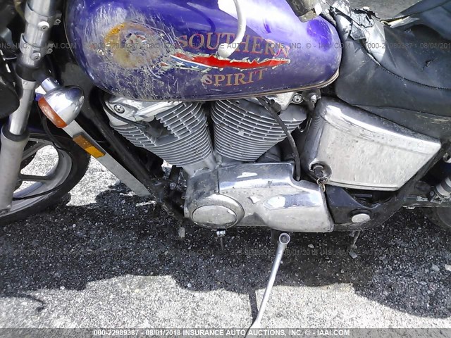 1HFSC180X2A601932 - 2002 HONDA VT1100 C PURPLE photo 9