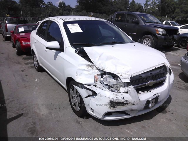 KL1TD5DE7BB134135 - 2011 CHEVROLET AVEO LS/LT WHITE photo 1