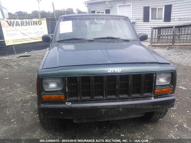 1J4FT28S7YL159749 - 2000 JEEP CHEROKEE SE GREEN photo 6