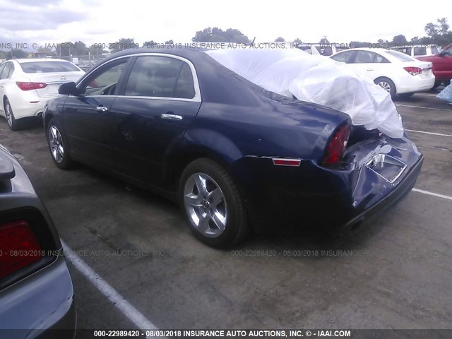 1G1ZG57B39F115315 - 2009 CHEVROLET MALIBU LS Mavi foto 3