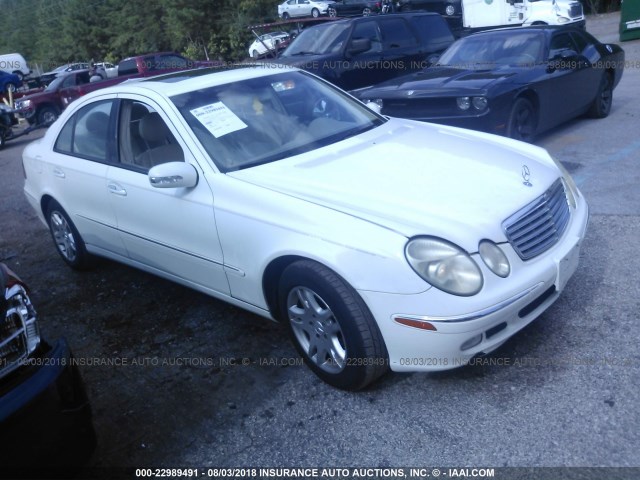 WDBUF65JX4A472905 - 2004 MERCEDES-BENZ E 320 WHITE photo 1