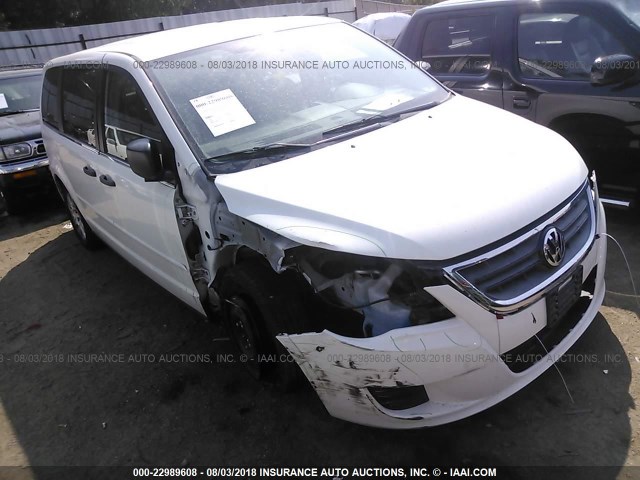 2C4RVAAG0CR276974 - 2012 VOLKSWAGEN ROUTAN S თეთრი ფოტო 1