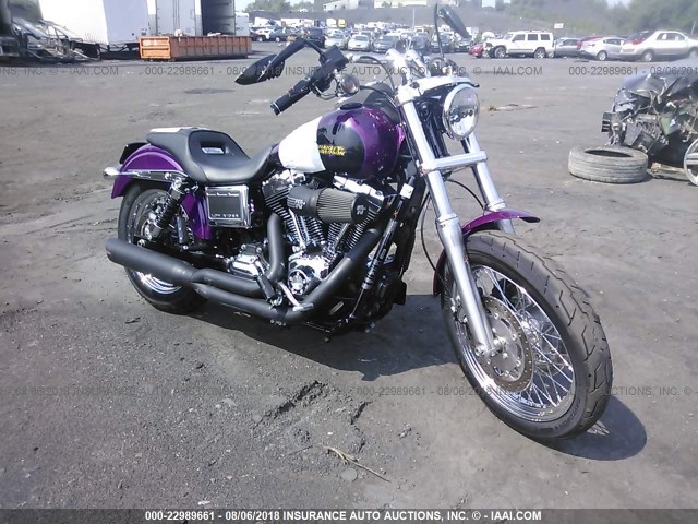 1HD1GNM10GC329594 - 2016 HARLEY-DAVIDSON FXDL DYNA LOW RIDER PURPLE photo 1