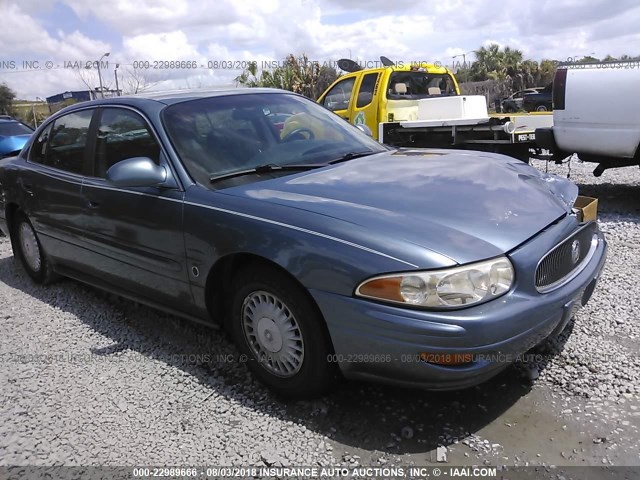 1G4HP54K7Y4253727 - 2000 BUICK LESABRE CUSTOM BLUE photo 1