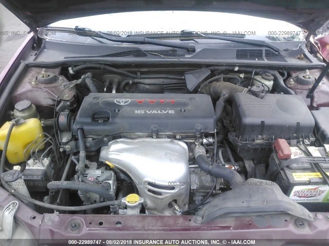 JTDBE32K630169566 - 2003 TOYOTA CAMRY LE/XLE 勃艮第红 照片 10