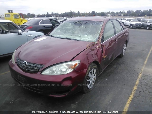 JTDBE32K630169566 - 2003 TOYOTA CAMRY LE/XLE 勃艮第红 照片 2