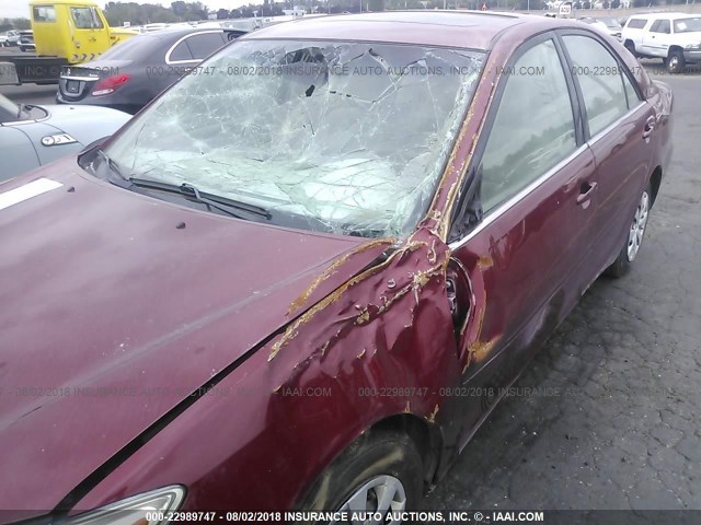 JTDBE32K630169566 - 2003 TOYOTA CAMRY LE/XLE 勃艮第红 照片 6