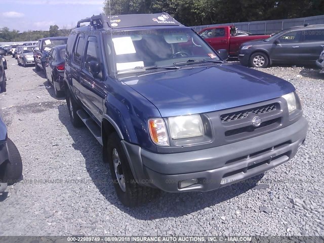 5N1ED28YXYC501550 - 2000 NISSAN XTERRA XE/SE BLUE photo 1