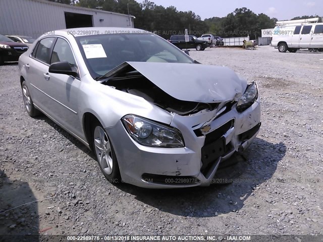 1G1ZA5EU6CF389220 - 2012 CHEVROLET MALIBU LS Күміс фото 1