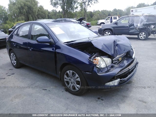 KMHDU46D29U756423 - 2009 HYUNDAI ELANTRA GLS/SE BLUE photo 1