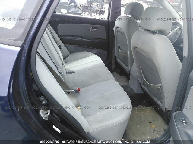 KMHDU46D29U756423 - 2009 HYUNDAI ELANTRA GLS/SE BLUE photo 8