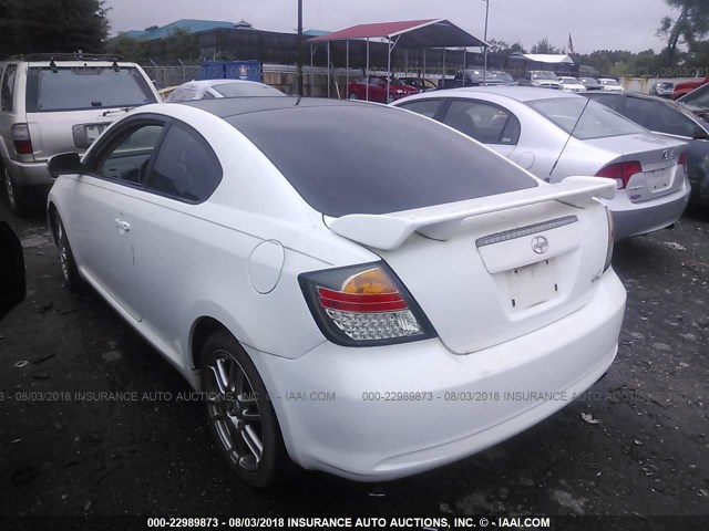 JTKDE177260120783 - 2006 TOYOTA SCION TC 白色 照片 3