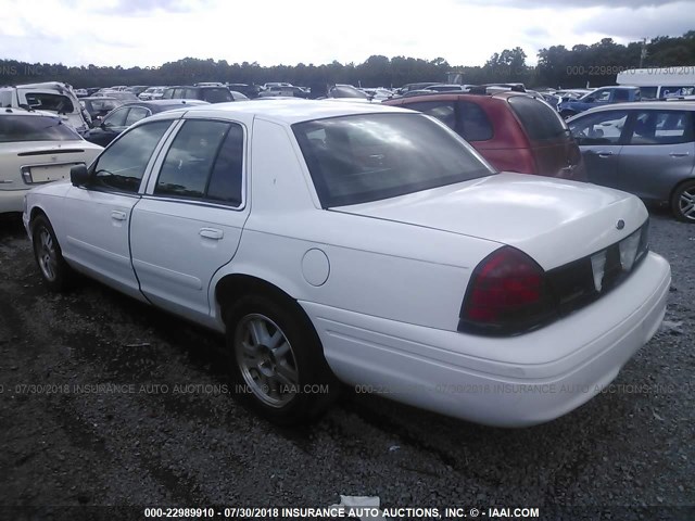 2FAFP71W73X142214 - 2003 FORD CROWN VICTORIA POLICE INTERCEPTOR WHITE photo 3