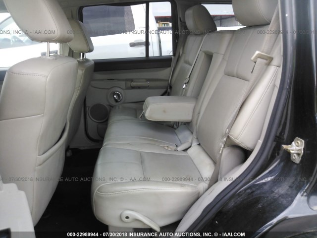 1J8HG58N66C204720 - 2006 JEEP COMMANDER LIMITED 黑色 照片 8