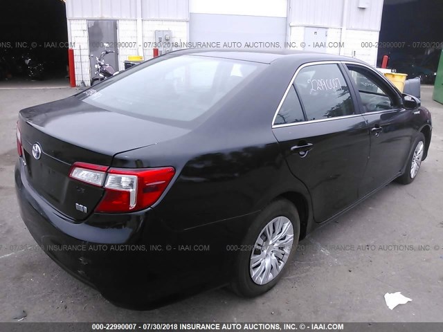 4T1BD1FK5CU061302 - 2012 TOYOTA CAMRY HYBRID/LE/XLE 黑色 照片 4