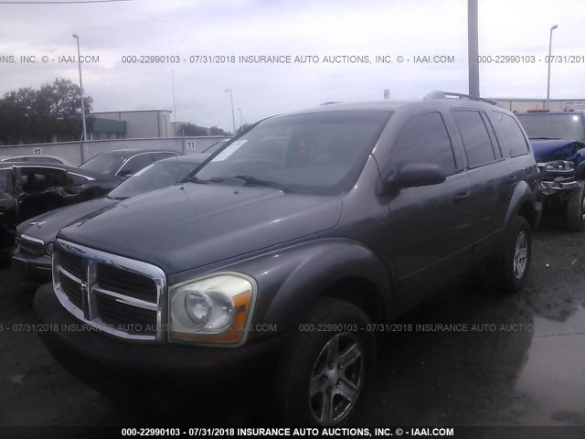 1D4HD38K14F229887 - 2004 DODGE DURANGO ST GRAY photo 2