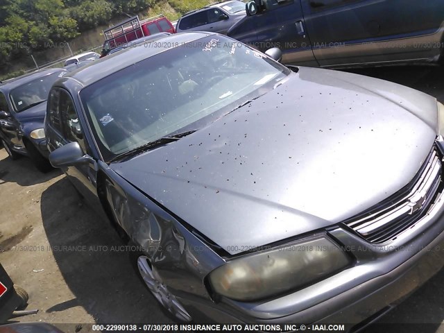 2G1WF52E659309802 - 2005 CHEVROLET IMPALA GRAY photo 1