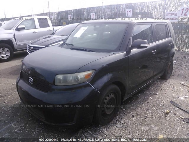 JTLKE50EX91078476 - 2009 TOYOTA SCION XB შავი ფოტო 2