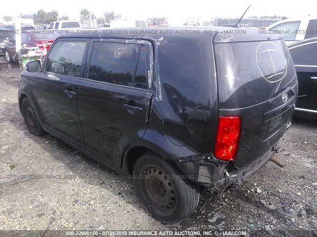 JTLKE50EX91078476 - 2009 TOYOTA SCION XB შავი ფოტო 3