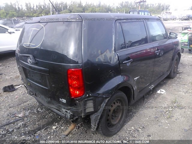 JTLKE50EX91078476 - 2009 TOYOTA SCION XB შავი ფოტო 4