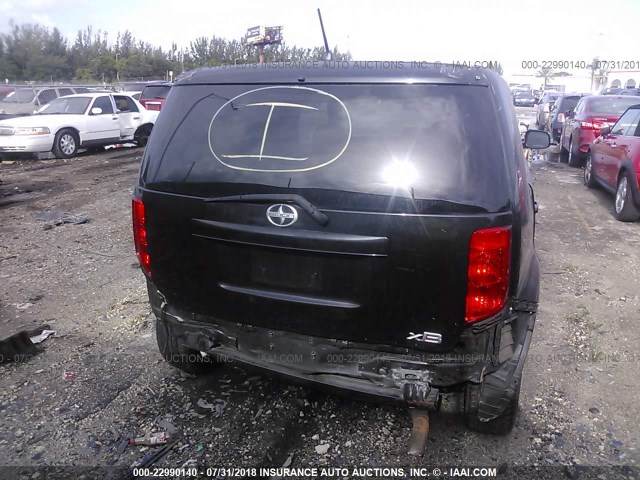 JTLKE50EX91078476 - 2009 TOYOTA SCION XB შავი ფოტო 6