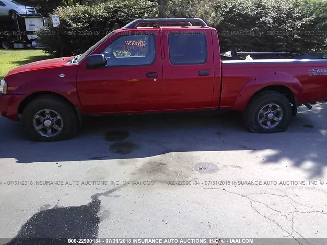 1N6ED29Y63C423583 - 2003 NISSAN FRONTIER CREW CAB XE/CREW CAB SE RED photo 6